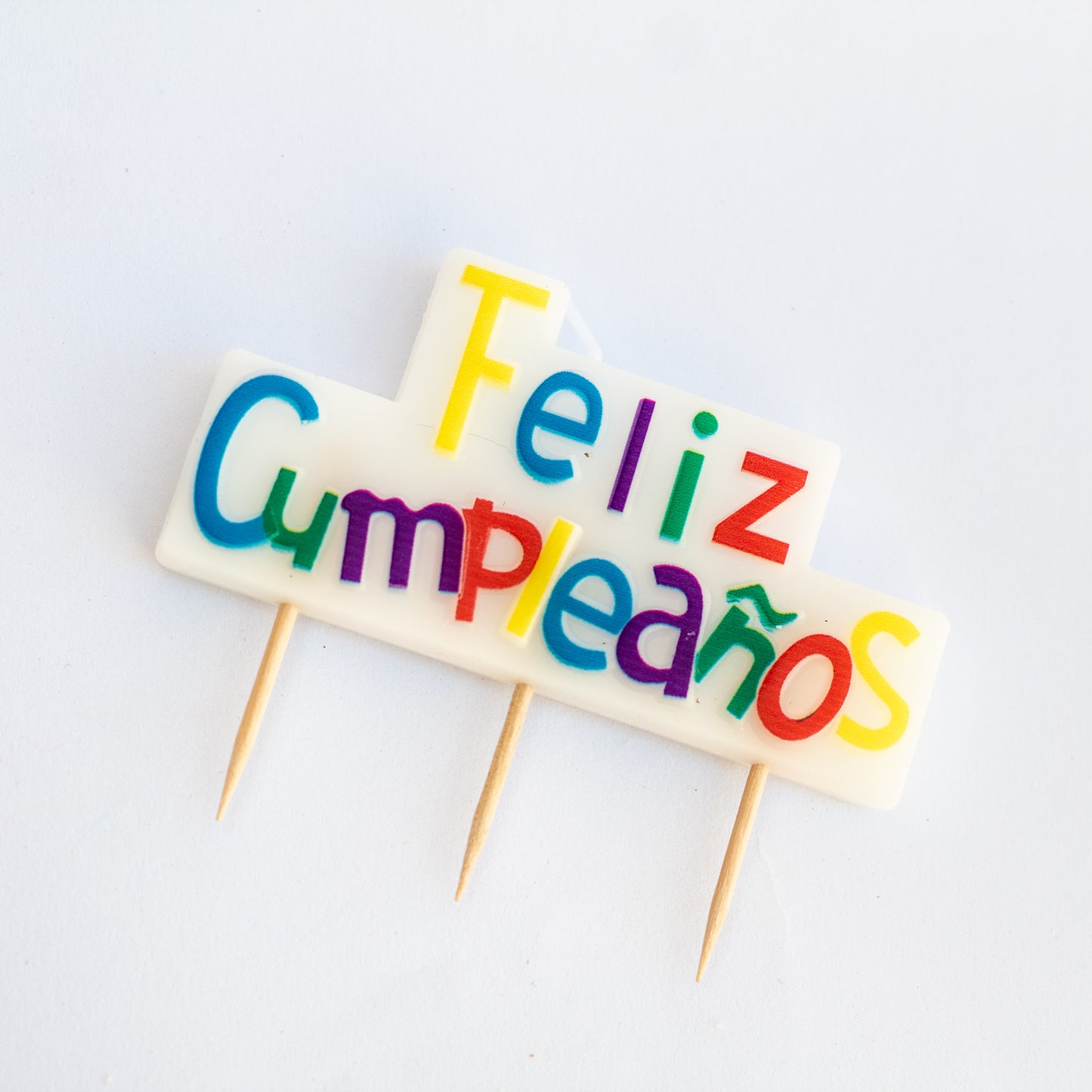 Caja plástica tableta feliz cumpleaños